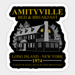 Amityville Bed and Breakfast Sticker